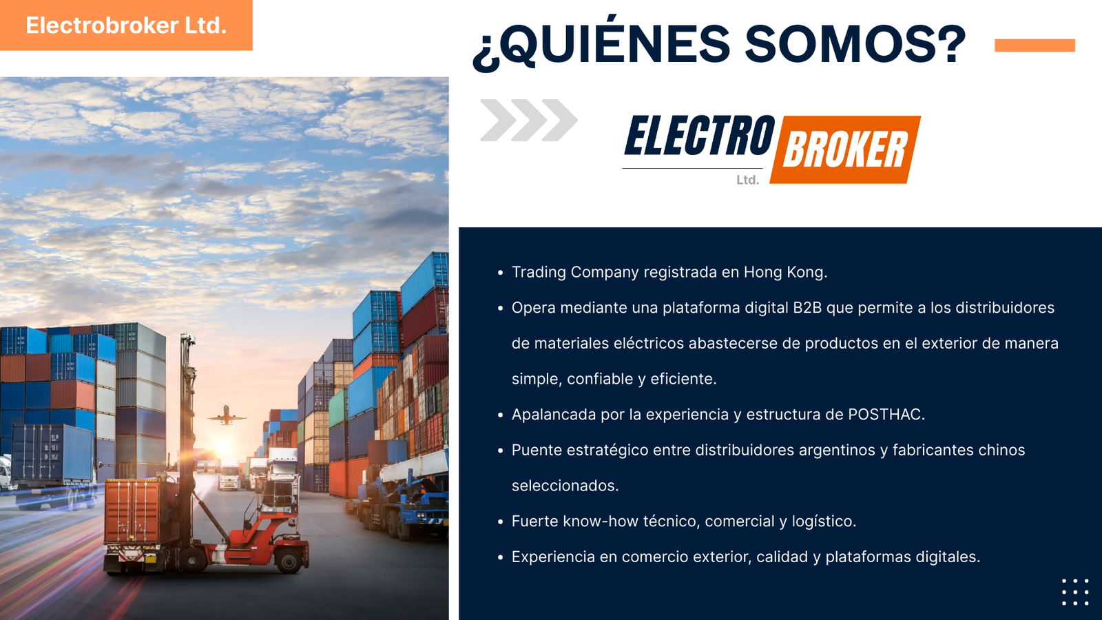 Sobre Electrobroker Ltd.